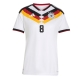 Billige Fotballdrakt Tyskland Leon Goretzka #8 Replika Hjemmedrakt Dame VM 2026 Kortermet Billige Fotballdrakt Tyskland Leon Goretzka #8 Replika Hjemmedrakt Dame VM 2026 Kortermet